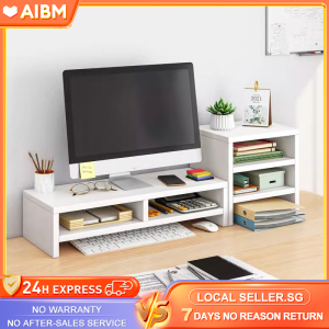 AIBM Monitor Stand Home Office Computer Desk Organizer Ergonomic
