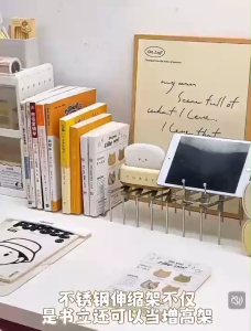 ชั้นวางของอเนกประสงค์ ชั้นวางสแตนเลส ยืด-หดได้ สำหรับวางฝาหม้อ/จานชาม/หนังสือ/ของใช้ต่างๆ ช่วยจัดระเบียบพื้นที่ เพิ่มพื้นที่วางของ พร้อมส่งในไทย!!