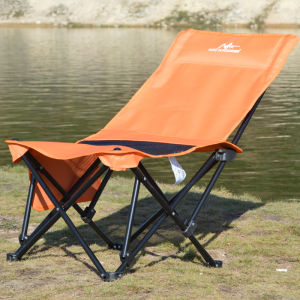 Portable Folding Bed Chair Convenient Outdoor Camping Beach Fishing Lightweight Compact Lounger Chair Picnic Travel Gear