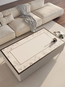 French Luxury Waterproof Oil-resistant Tea Table Cloth Easy-to-clean Table Mat New Style Desktop Protection Pad PVC Material