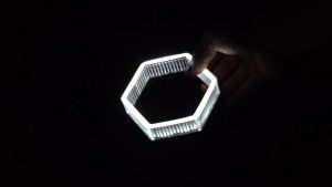 Vòng Led 3D BMW lục giác 6 cạnh sử dụng cho bi Led 3.0