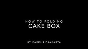 (5PCS) KARDUS CAKE BOX / KOTAK KUE Uk. 20x20x10 CM