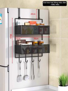 MINGZHIYIFAN | Giá Đựng Đa Năng Gắn Bên Hông Tủ Lạnh