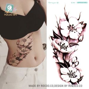 Tato Art 3D Bunga Tatuagem Wanita Tato Palsu Untuk Wanita Temporary Tatoo Tato Temporer Seri
