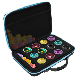 6/12 Holes Yoyo Ball Storage Bag Portable Yoyo Carry Case with Handle Zipper Shockproof Lightweight Equipment Protective Bag