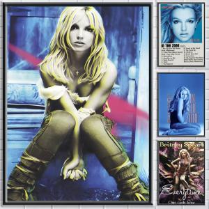 B-Britney SpearsS Singer Poster Bedroom living room study & beyond self adhesive decor + perfect gift