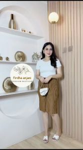 Hemat 99rb Dapatkan 8pcs Celana Kulot Pendek Plisket Lidi 7/8 Harian Murah