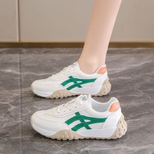 Womens Flat Casual Running Shoes Spring Autumn New Style Versatile Sports Agan Shoes Low Heel Breathable Mesh Inner Material