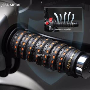 SEAMETAL Ant-Slipเทปพันแฮนด์สําหรับรถจักรยานยนต์/จักรยานBreathable Sweatproof Handle Bar Coverสวมใส่Anti-Vibration