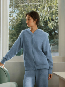 Beneunder | Hooded Warm Pajama Set Female Autumn Winter