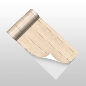 Durable Self Adhesive Floor Wallpaper Wood Grain Design Waterproof Wear Resistant Mat for Indoor House Remodeling