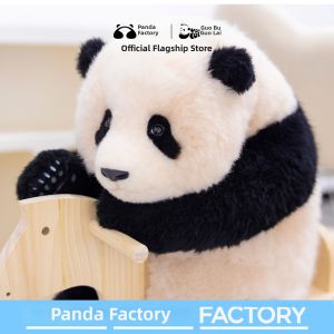 GUOBUGUOLAI | 6 Months+ Realistic Panda Plush Toy