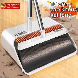 WEIKAMAYI | Non-Hair-Sticking Broom and Dustpan Set Water Scraping