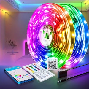 Led Lights for Room Music Sync RGB Led Strip Lights 10m 20m 30m Flexible Ribbon for Room Bedroom Decor TV Backlights