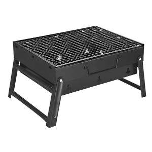 Portable Stainless Steel Folding BBQ Grill for Outdoor Cooking and Parties with Compact Design
