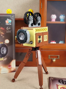 Zhe Gao 662040-662043 Mini Retro Coffee Machine Telephone Camera Model Building Blocks Toy DIY Gift *READY STOCK*