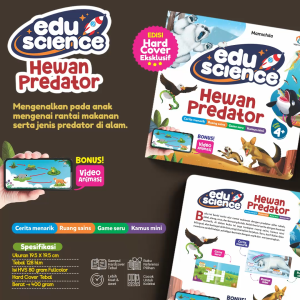 Buku Cerita Anak - Eduscience Hewan Predator - Hard Cover - Ziyadbooks