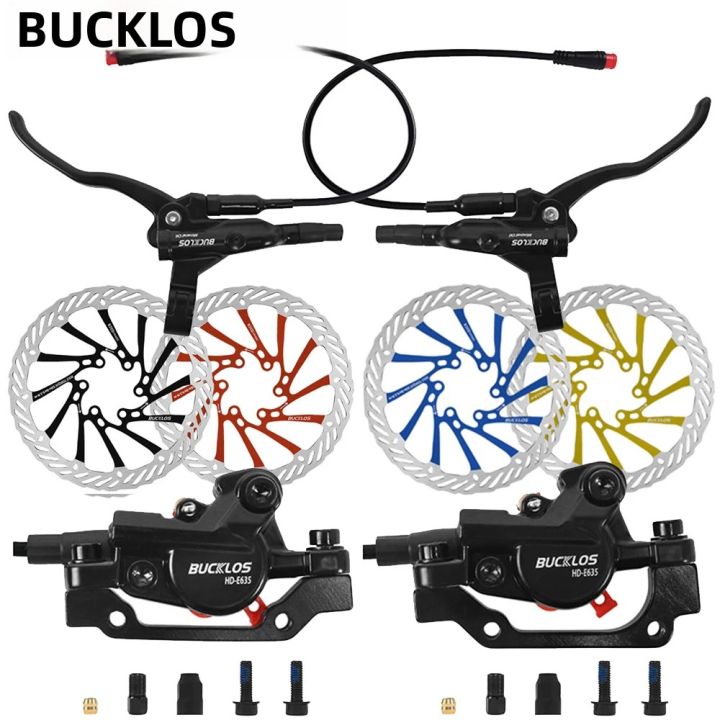 Hệ Thống Phanh Đĩa Thủy Lực BUCKLOS E-Bike 2 Chân Ngắt Điện, Bằng Nhôm ...