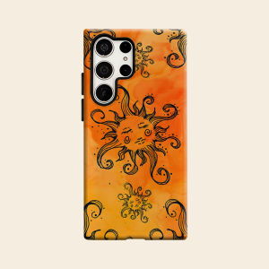Boho Sun Luxury Fashion Full Lens Protective Case for Samsung Galaxy S26 S25 S24 A56 A36 Plus Ultra