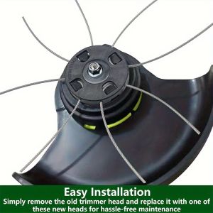 2/3/5pcs String Trimmer Replacement Head with 8 Line Universal Steel Wire Mower Head String Trimmer Wire Attachment