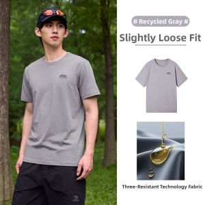 CAMEL | Water Repellent Stain Resistant Men T-Shirt