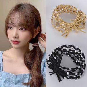 Trendy New High End Braid Hair Ties Simple Weave Durable Elastic Bands Forest System Girls Hair Bands Fashionable Hair Accessories