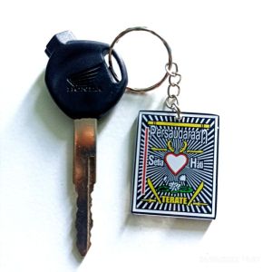 Gantungan kunci Akrilik Satu Abad Terate Emas//gantungan kunci keren-GANTUNGAN KUNCI PSHT HOLOGRAM/AKRILIK-MOTIF LAMBANG PSHT HATI BERSINAR COD
