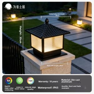 VINCAN | Solar Waterproof Bright Automatic Outdoor Light