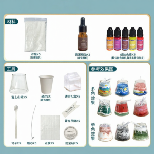 Creative Kids Friendly Ambient Crafting DIY Materials Kit