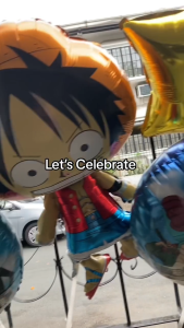 5-8pcs Luffy Balloon Set One Piece Theme Foil Balloons Birthday Decoration Balloons Birthday Party Decor