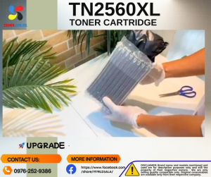 TN2560XL Brother Toner Reset Chip + Brother Powder Refill 500grams Toner Cartridge