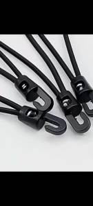 Mini Latex Elastic Bungee Cords Metal Hooks High Stretch Tiedown Straps Flexible Fastening Rope Luggage Camping Binding Supplies