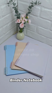 A4/B5/A5 Binder Notebook 60Sheets Loose Leaf Notebook Spiral Notebook Plastic Round Ring PP Cover