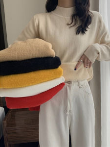 Thickened Insulated Small-Batch Design Wool Sweater