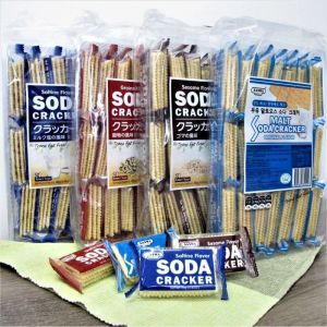 Soda Cracker Brand Sanwa Original Saltine Grains Sesame Seaweed Healthy Biscuit (SELF PICKUP ONLY RM 12.99)