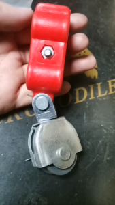 Ycaruz Lifting Supply Hanging Line Pulley Roller Guide For Hoist Wire Rope Lead Roller Industrial Sheave Block