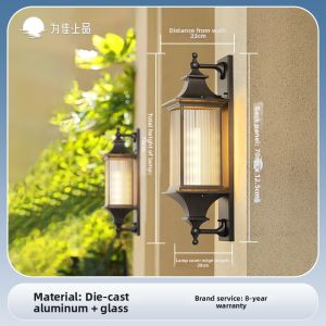 VINCAN | Solar Waterproof Wall Light for Outdoor