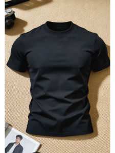 Regular Fit Slimming All-match Short Sleeve T-Shirt