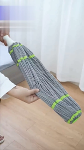 FH-C1315 Twist Mop Pel Lantai Tarik Peras Otomatis Kain Pel Microfiber / Alat Pel Lantai Putar