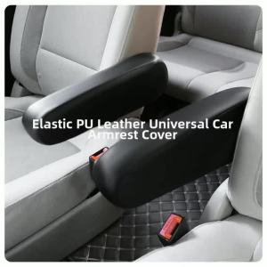 34x13cm Car Seat Armrest Anti-Aging PU Leather Dustproof Protection Covers Hand Support Glove Car Interior Accessories