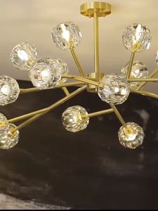 Nordic Chandelier Ceiling Light Tri color Dining Drop Lamps Hanging Cieling Lights for Living Room