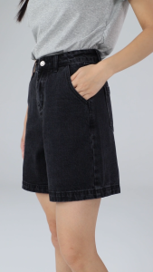 HFA Womens A-line High Waisted Denim Jorts
