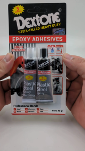 Lem besi dextone 5 menit 48 gram original 100% - Epoxy glue 2 komponen Dextone super kuat