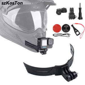 Motorcycle Helmet Chin Mount For DJI OSMO Action 5/4/3 GoPro 13 12 11 10 9 8 Full Face Camera Holder Riding Gear Accessory