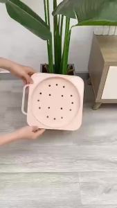Moveable Rolling Storage Tray Gas Tank Swivel Bracket Plastic Base Basin Holder Pulley Flower