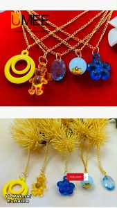20Pcs Party Gift Golden Necklace w/Pendant Mix Pad For Party Gift-Loot bag Filler