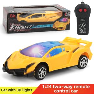 Wireless Remote Control Car Toy for Boys Racing Drift with Lights