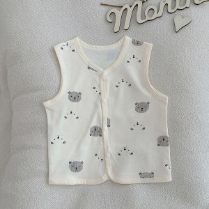 cat and  fish | Summer Cotton Sleeveless Vest for Children