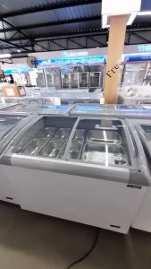 ตู้แช่เนื้อ SNC-0285 + ถาดสแตนเลส รุ่น SNC-0285 + อุปกรณ์แช่เนื้อ+ถาด ¼ =6 ถาด+ถาด ½=2ถาด ยี่ห้อ SANDEN INTERCOOL