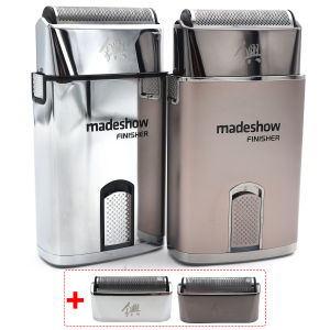 Máy Cắt Tóc Điện Madeshow M7 Cho Nam Giới Chuyên Nghiệp Lưỡi Cắt Thép Không Gỉ 0MM Máy Cắt Tóc Dao Động Có Thân Kim Loại